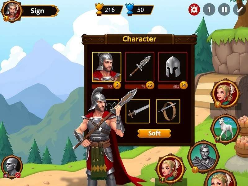 Spartan Warrior Quest Character Customization